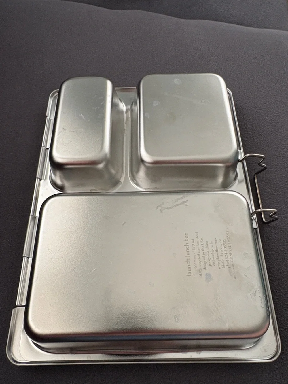 PlanetBox Launch stainless steel bento box